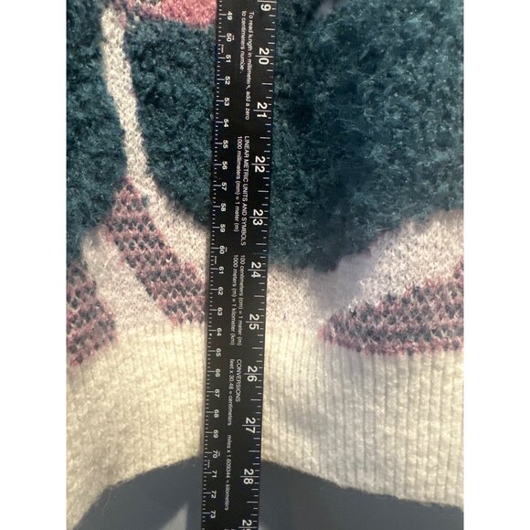 Bluivy Floral Crew Neck Sweater - Pink and Green - Picture 4 of 10